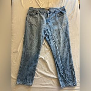 Everlane The Super-Soft Relaxed Jean in Vintage Light Blue Size 33